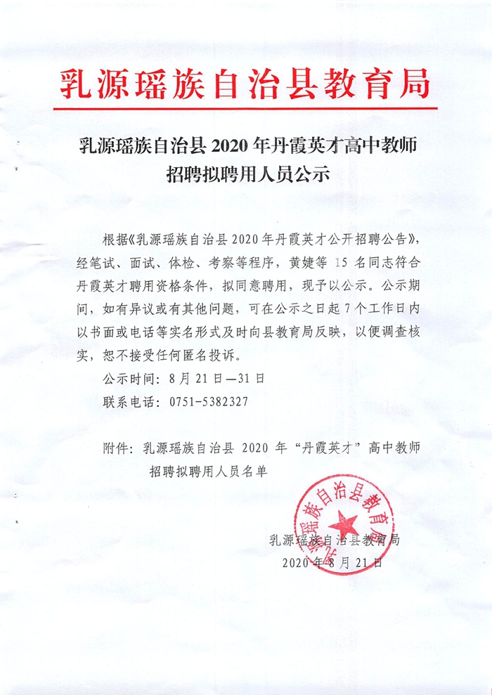 乳源瑤族自治縣2020年丹霞英才高中教師招聘擬聘用人員公示0000.jpg