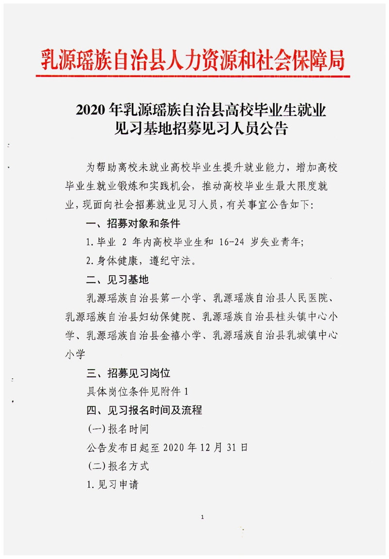 2020年乳源瑤族自治縣高校畢業(yè)生就業(yè)見習(xí)基地招募見習(xí)人員公告0000.jpg